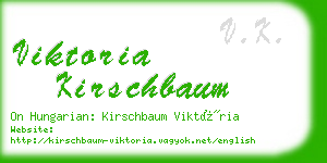 viktoria kirschbaum business card